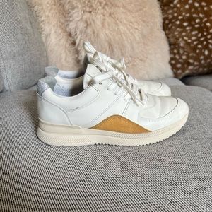 Everlane The Trainer White/Mustard